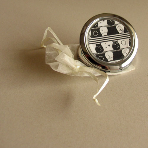 Zrcátko Černobílé sovy