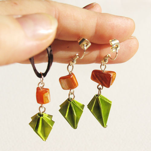 Sada šperků "Jarní nálada" (paraplíčka)