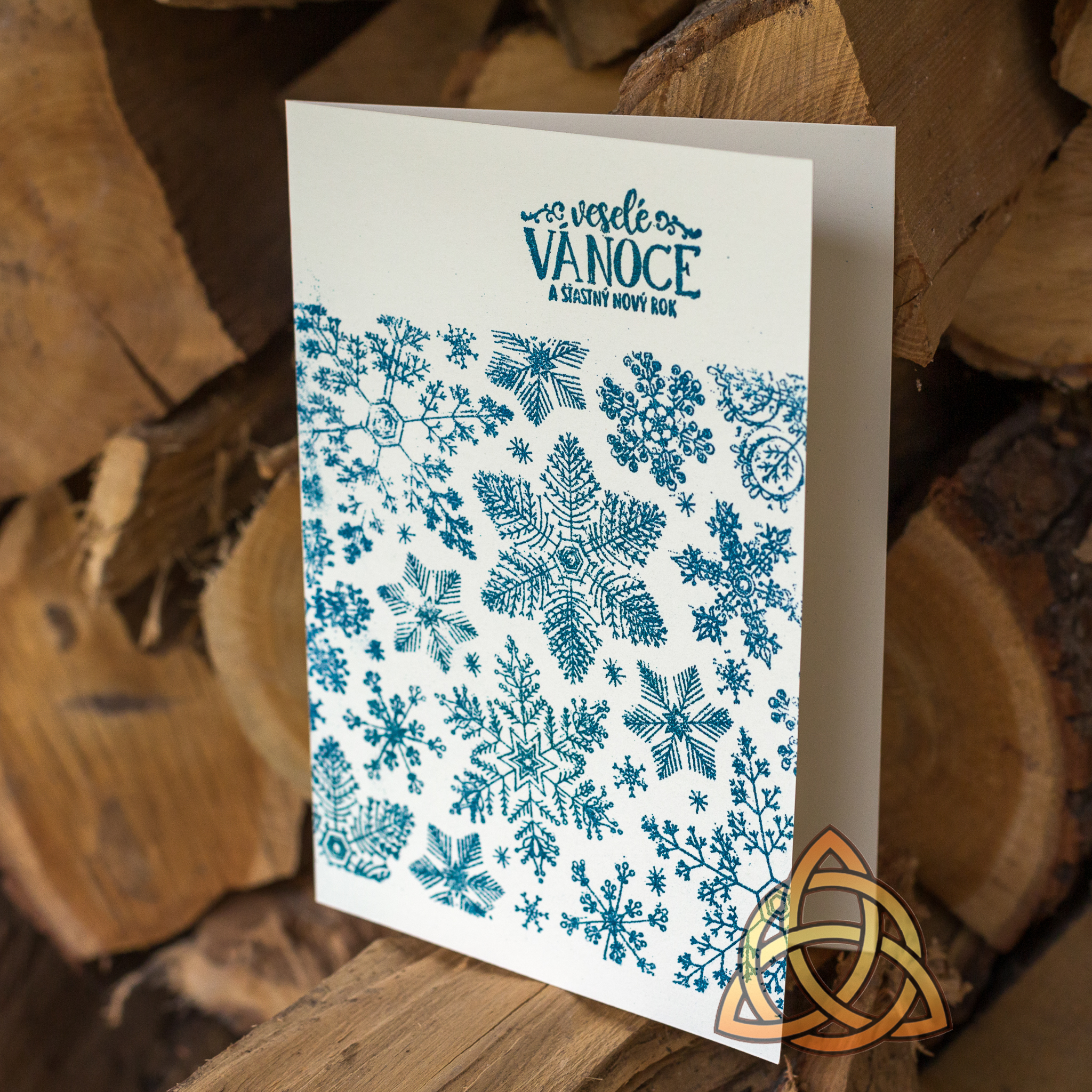 Přání "Vánoční vločky" (varianty)