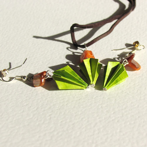 Sada šperků "Jarní nálada" (paraplíčka)