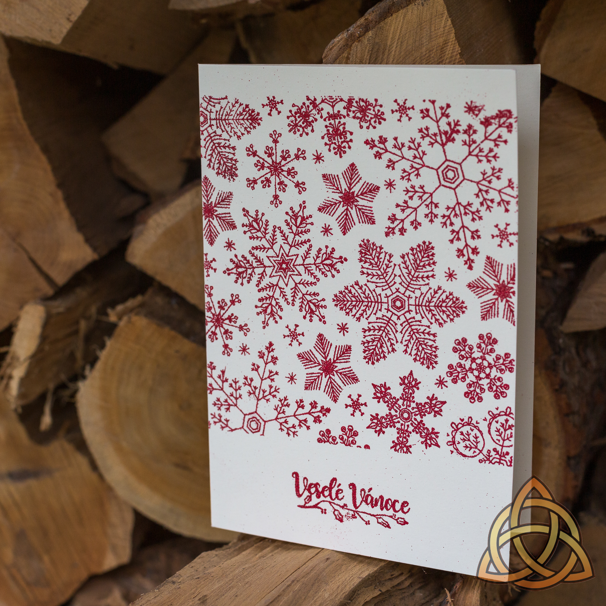 Přání "Vánoční vločky" (varianty)