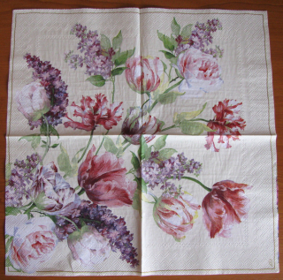 Ubrousek Tulipány se šeříkem