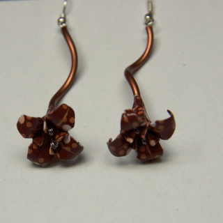 Náušnice "Dech Země" (lilie)