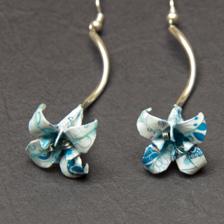 Náušnice "Sněhové vločky" (lilie)