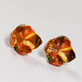 Náušnice "Jablečná vůně" (lotos)