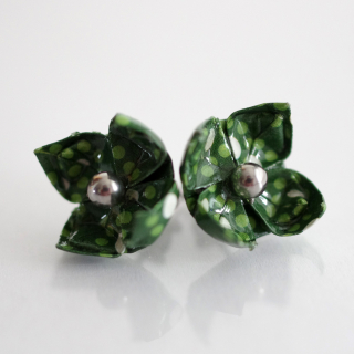 Náušnice "Duše pralesa" (lotos)