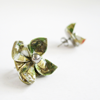 Náušnice "Mozaika" (lotos)