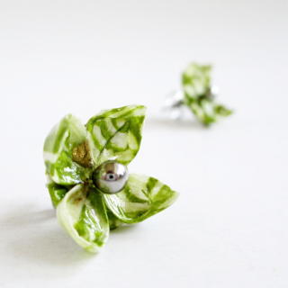 Náušnice "Jarní vábení" (lotos)