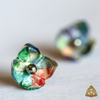 Náušnice "Kvetoucí něha" (lotos)