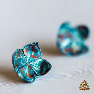 Náušnice "Námořnická" (lotos)