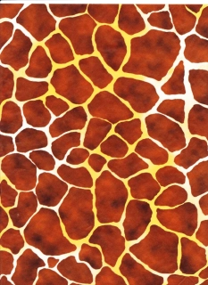 209 Tmavě hnědá kůže žirafí