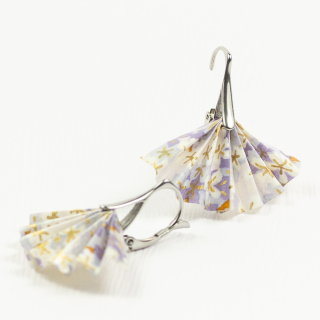 Náušnice "Fialky kam se podíváš" (tanečnice)