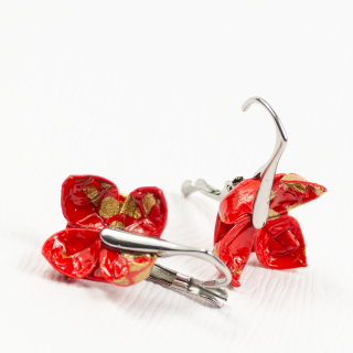 Náušnice "Leť do zapadajícího slunce" (lotosy)