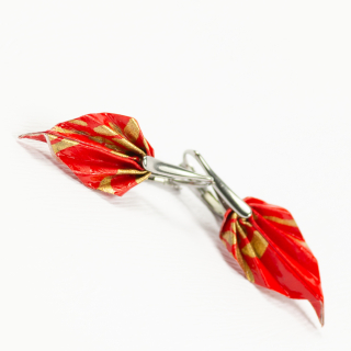 Náušnice "Leť do zapadajícího slunce" (listy)