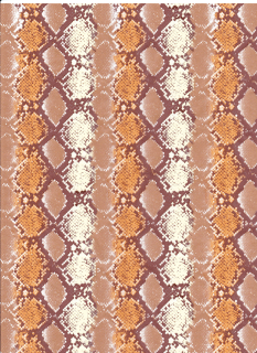 416 Hnědá hadí kůže