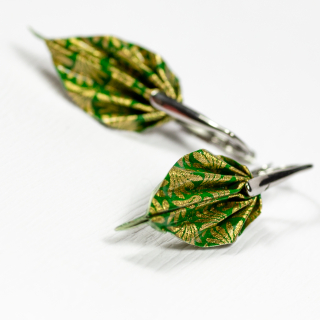 Náušnice "V hloubi lesa" (listy)