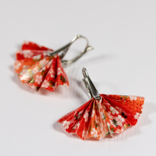 Náušnice "Jahody v květu" (tanečnice)