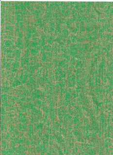 445 Tmavě zelený krakelovaný