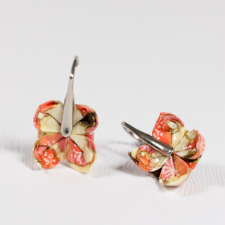 Náušnice "Pod rozkvetlou třešní" (lotosy)