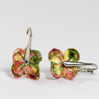 Náušnice "Pro lesní vílu" (lotosy)