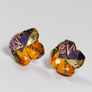 Náušnice "Zimní čas" (lotos)