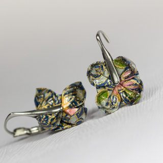 Náušnice "Bláznivá nálada" (lotosy)