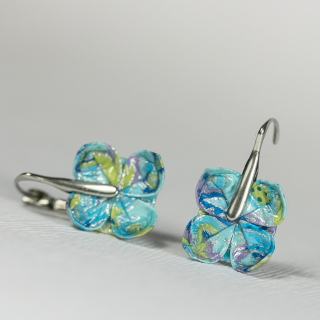 Náušnice "Mé něžné krásce" (lotosy)