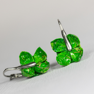 Náušnice "Na vlnách tajemna" (lotosy)