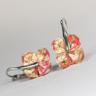 Náušnice "Sakurové snění" (lotosy)