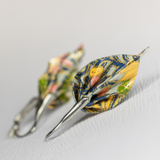 Náušnice "Bláznivá nálada" (listy)