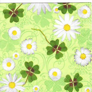 Ubrousek Jetel s kopretinami