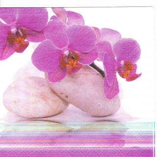 Ubrousek Tmavě růžová orchidea