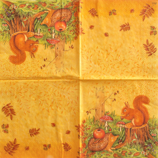 Ubrousek Veverka a ježek