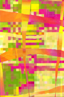 473 Růžovo-žluté pruhy