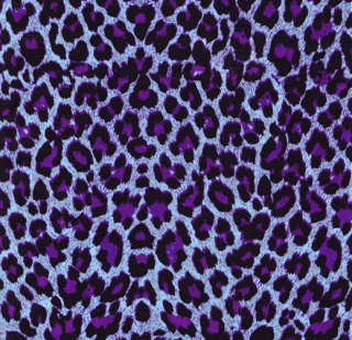 528 Fialová leopardí kůže