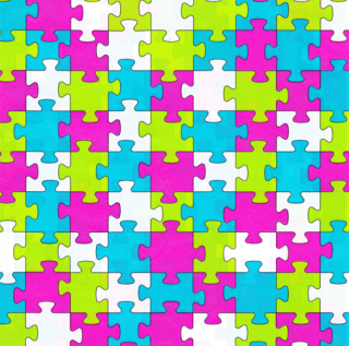 624 Barevné puzzle