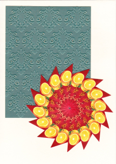 Přání "Větrník z červených pomerančů"