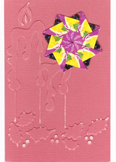 Přání "Citrónová svíčka"