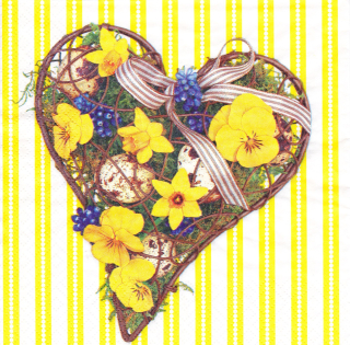 Ubrousek Jarní srdce