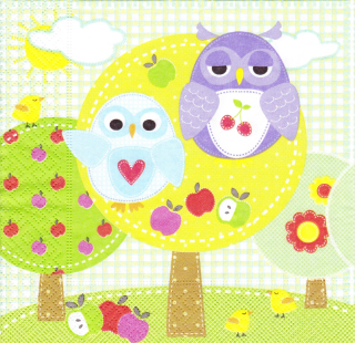 Ubrousek Veselé sovy